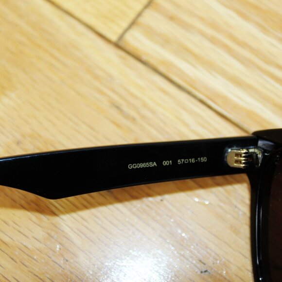 BNWT AW24 GUCCI BLACK SQUARE SUNGLASSES GG0965SA - Picture 5 of 9